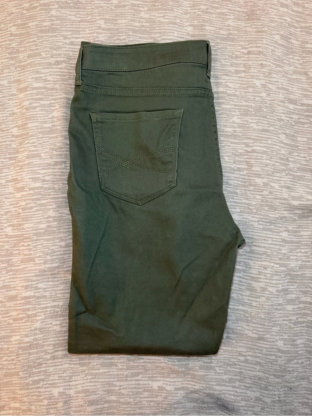 Aeropostale Olive Green Stretch Jeggings